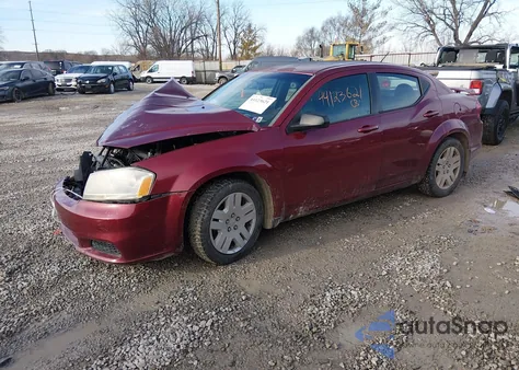 2014 Dodge Avenger Se from USA, damaged, VIN 1C3CDZAB8EN189646
